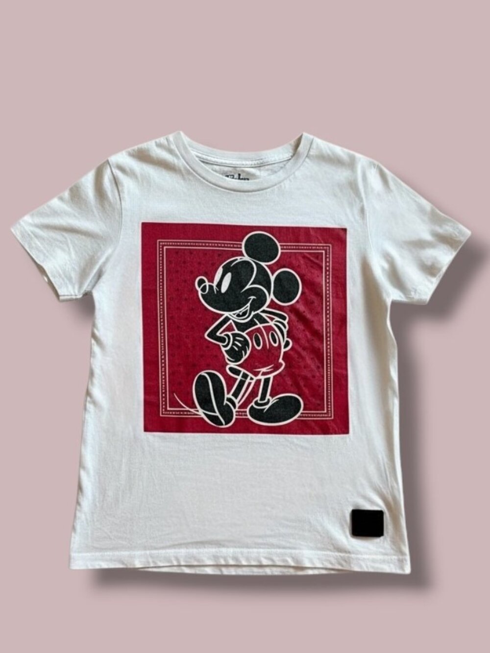 Disney x Coach Mickey Prairie Bandana T-Shirt Sz XS